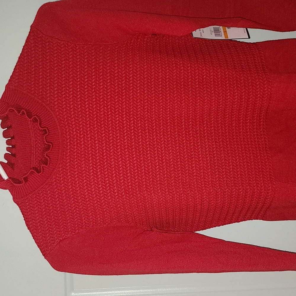 NWT Small Jessica Howard Missy line red sweater dress